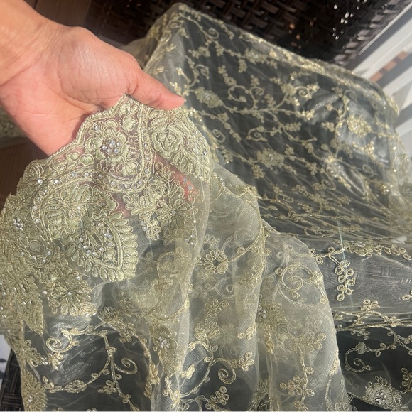 Indian wedding Sari, Lengha Choli saree - Picture 3 of 15